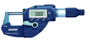 ACCUD 314-02 digital quick snap micrometer IP65 with data output