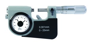 ACCUD 349-01 analog indicating micrometer