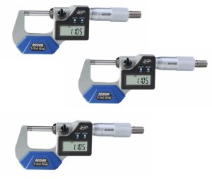 ACCUD 313-S set of digital micrometers with data output