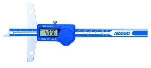 ACCUD 191 digital depth caliper with holes