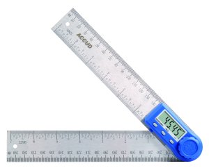 ACCUD 821N digital protractor with blade