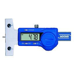 Obrázek pro produkt ACCUD 176-001-11 DIGITAL DEPTH GAUGE WITH CONICAL DEPTH BAR 25mm/1" ( 0.01mm/0.0005" )