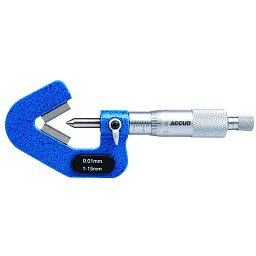 Obrázek pro produkt ACCUD 334-006-01 MICROMETER 1-15mm V-ANVIL 3 flute 60° (0.01mm)