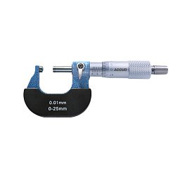 Obrázek pro produkt ACCUD 340-001-01 MICROMETER 0-25mm TUBE SPHERICAL ANVIL, A TYPE (0.01mm)