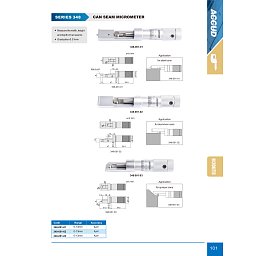 Obrázek pro produkt ACCUD 348-001-01 MICROMETER FOR STEEL CANS 0-13mm (0.01mm)