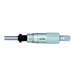 Obrázek pro produkt ACCUD 371-001-02 MICROMETER HEAD 0-25mm with clamp nut flat(carbide) (0.01mm)