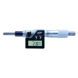 Obrázek pro produkt ACCUD 376-001-01 DIGITAL MICROMETER HEAD 0-25mm/0-1” ROTATING SPINDLE with clamp nut flat(carbide) IP65 data output  (0.001mm/0.00005")