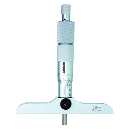 Obrázek pro produkt ACCUD 392-001-01 DEPTH MICROMETER, base 101.5x17mm / 0-25mm / 0.01mm