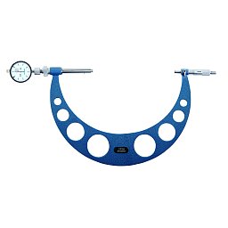 Obrázek pro produkt ACCUD 430-004-01 MICROMETER 0-100mm WITH DIAL INDICATOR (0.01mm)