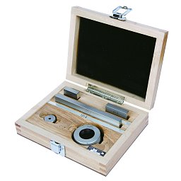 Obrázek pro produkt ACCUD 517-005-01 GAUGE BLOCK SET FOR CALIPER INSPECTION，GRADE 1 ( 30mm,41.3mm,131.4mm block gauge, 4mm 25mm ring gauge )