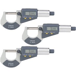 Obrázek pro produkt ACCUD 312-003-33 DIGITAL SET MICROMETERS 0-75mm (0.001mm/0.00005")