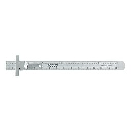 Obrázek pro produkt ACCUD 909-006-11 POCKET RULE 150mm/6" WITH SLIDING CLIP