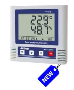 ACCUD HTC-COS03 temperature and humidity meter with data logger