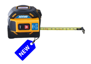 ACCUD TM60T laser distance meter with measuring tape