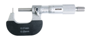 ACCUD 341-05 analog tube micrometer anvil E