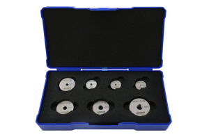 ACCUD 533-312-01S7 thread ring gauge set M3–M12, 7-piece (NOGO)