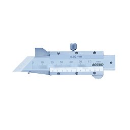 ACCUD 160-001-11 ANALOG CHAMFER GAUGE 45° 0-6mm ( 0.02mm ) Obrázek pro produkt ACCUD 160-001-11 ANALOG CHAMFER GAUGE 45° 0-6mm ( 0.02mm )