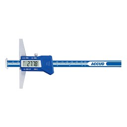 ACCUD 174-006-11 DIGITAL DOUBLE HOOK DEPTH GAUGE 150mm/6" ( 0.01mm/0.0005" ) Obrázek pro produkt ACCUD 174-006-11 DIGITAL DOUBLE HOOK DEPTH GAUGE 150mm/6" ( 0.01mm/0.0005" )
