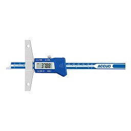 Obrázek pro produkt ACCUD 191-008-11 DIGITAL DEPTH GAUGE WITH HOLES 200mm/8" ( 0.01mm/0.0005" )
