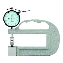 ACCUD 445-010-11 THICKNESS GAUGE WITH ROLLING WHEEL range 0-10mm ( 0.01mm ) Obrázek pro produkt ACCUD 445-010-11 THICKNESS GAUGE WITH ROLLING WHEEL range 0-10mm ( 0.01mm )