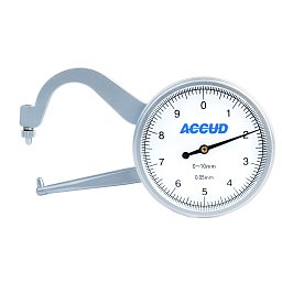 ACCUD 452-010-12 THICKNESS GAUGE, jaw length 60mm range 0-10mm ( 0.05mm ) Obrázek pro produkt ACCUD 452-010-12 THICKNESS GAUGE, jaw length 60mm range 0-10mm ( 0.05mm )