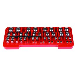 ACCUD 526-025-01 STEEL BALL SET DIAM. 1-25mm ( 25 pairs ) Obrázek pro produkt ACCUD 526-025-01 STEEL BALL SET DIAM. 1-25mm ( 25 pairs )