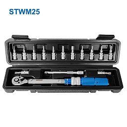 ACCUD STWM210 TORQUE WRENCH WITH BIT SET range 42-210N.m Obrázek pro produkt ACCUD STWM210 TORQUE WRENCH WITH BIT SET range 42-210N.m