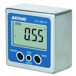 ACCUD 723-360-01 DIGITAL LEVEL AND PROTRACTOR 57x57mm / 4X90° ( 0.05° ) Obrázek pro produkt ACCUD 723-360-01 DIGITAL LEVEL AND PROTRACTOR 57x57mm / 4X90° ( 0.05° )