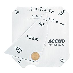 ACCUD 747-018-01 747 UNIVERSAL WELDING GAUGE Obrázek pro produkt ACCUD 747-018-01 747 UNIVERSAL WELDING GAUGE