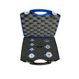 ACCUD 533 set of thread ring gauge M3-M12 7 pieces (nogo) Obrázek pro produkt ACCUD 533 set of thread ring gauge M3-M12 7 pieces (nogo)