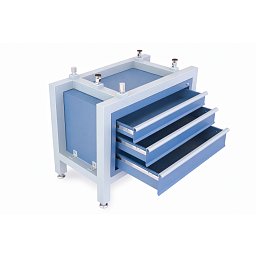Obrázek pro produkt Stand with drawers for a granite surface plate 400×250 mm
