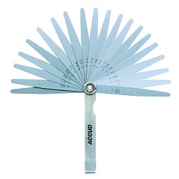 ACCUD 912-100-17 FEELER GAUGE, length 100mm ( 0.02-1.00mm ) 17pcs Obrázek pro produkt ACCUD 912-100-17 FEELER GAUGE, length 100mm ( 0.02-1.00mm ) 17pcs