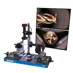 Obrázek pro produkt ACCUD CTM450 mikroskop pro řezací nástroje s dvěma displeji