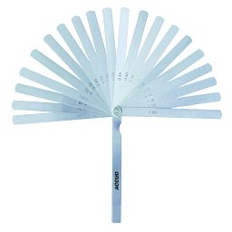 ACCUD 914-100-17 LONG FEELER GAUGE 200mm ( 0.02-1.00mm ) 17pcs Obrázek pro produkt ACCUD 914-100-17 LONG FEELER GAUGE 200mm ( 0.02-1.00mm ) 17pcs