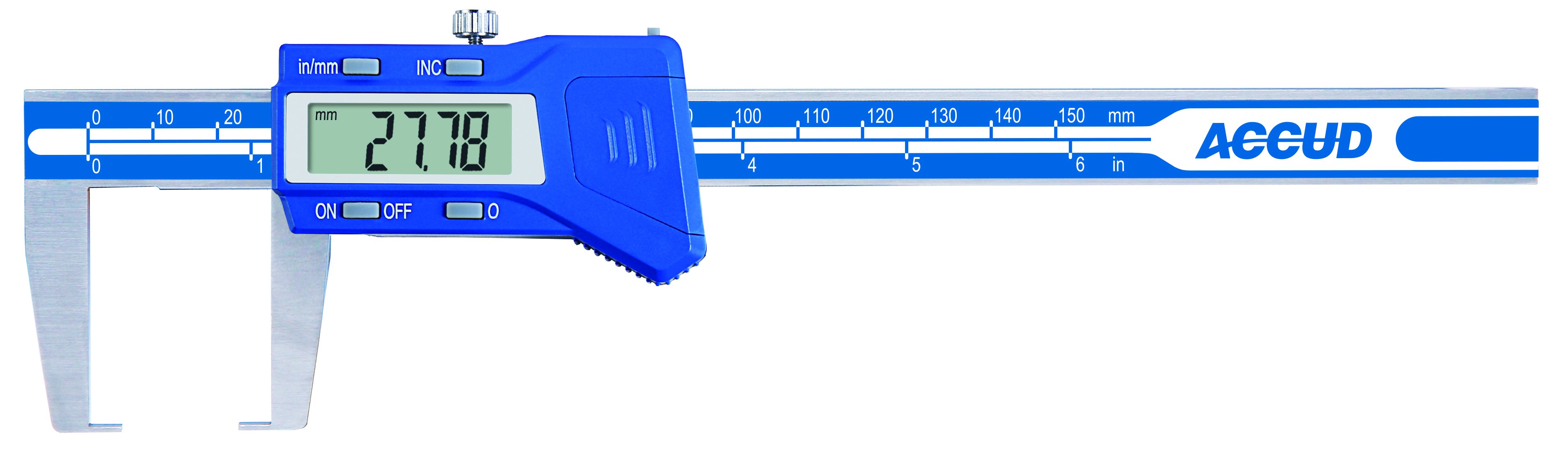 ACCUD 133-012-11 DIGITAL OUTSIDE NECK CALIPER 300mm/12" ( jaw length 60mm ) ( 0.01mm/0.0005" ) Obrázek produktu ACCUD 133-012-11 DIGITAL OUTSIDE NECK CALIPER 300mm/12" ( jaw length 60mm ) ( 0.01mm/0.0005" )