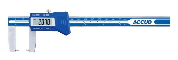 ACCUD 134-008-11 DIGITAL OUTSIDE POINT CALIPER 200mm/8" ( 0.01mm/0.0005" ) Obrázek produktu ACCUD 134-008-11 DIGITAL OUTSIDE POINT CALIPER 200mm/8" ( 0.01mm/0.0005" )