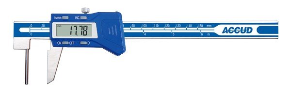 ACCUD 137-006-11 DIGITAL TUBE THICKNESS CALIPER 150mm/6" ( 0.01mm/0.0005" ) Obrázek produktu ACCUD 137-006-11 DIGITAL TUBE THICKNESS CALIPER 150mm/6" ( 0.01mm/0.0005" )